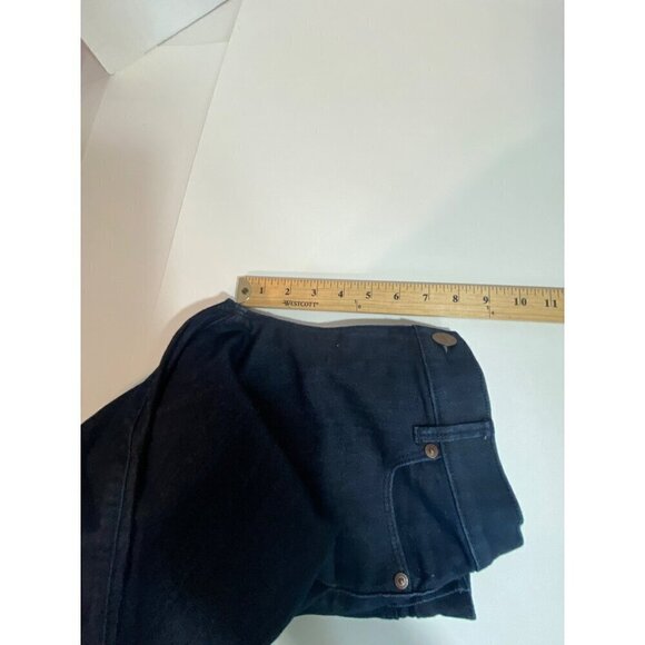 Ann Taylor Loft Modern Kick Crop Denim Jeans Dark Wash Stretchy Wimen’s 27/4P - Picture 7 of 9